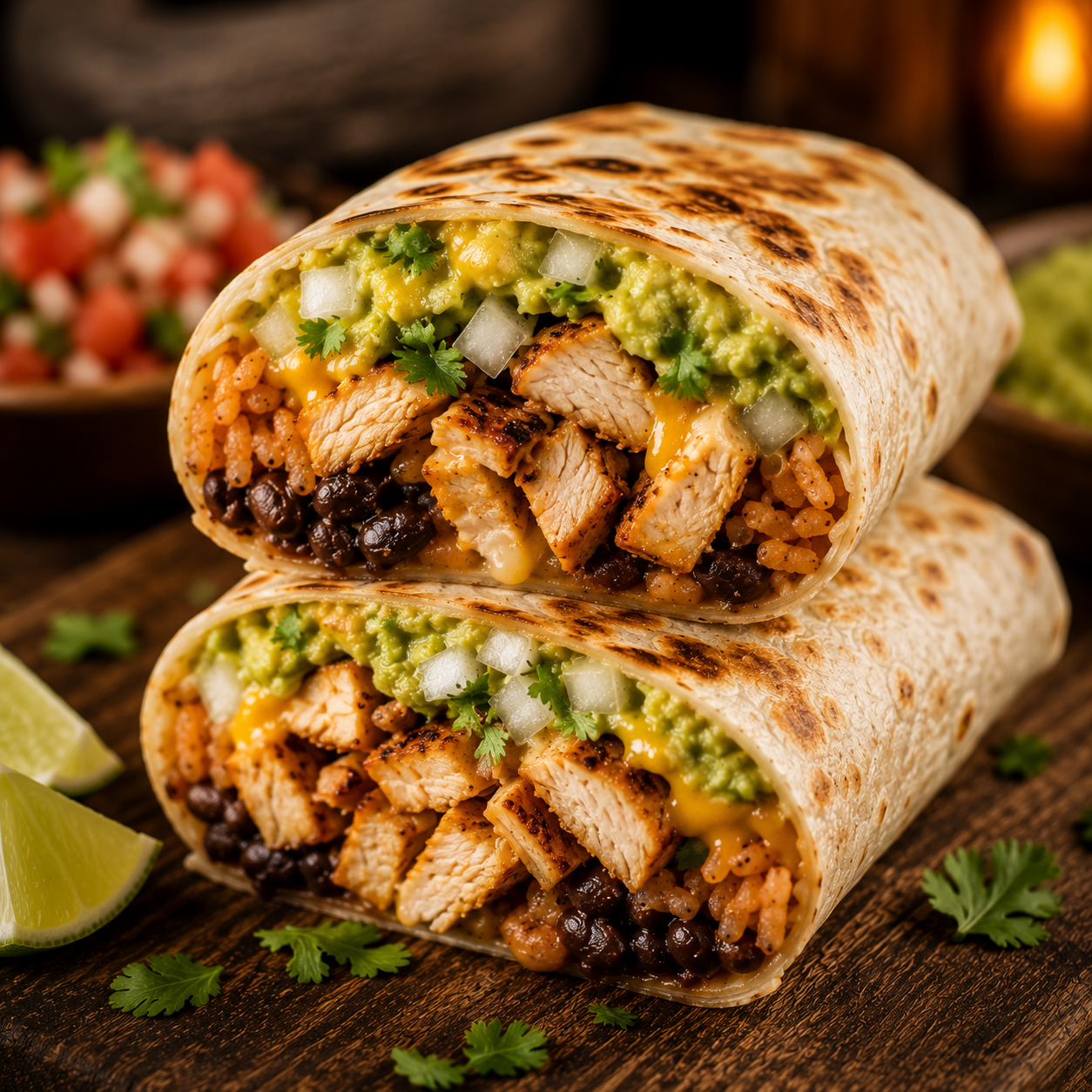 Grilled Chicken or Carne Asada Burrito