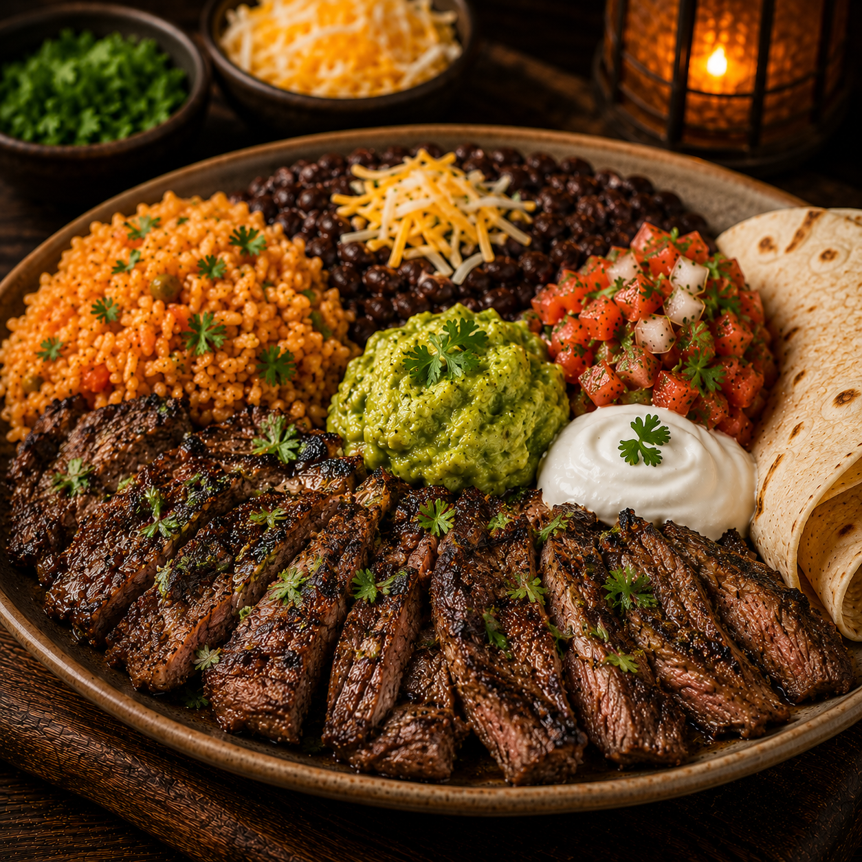 Carne Asada Platter