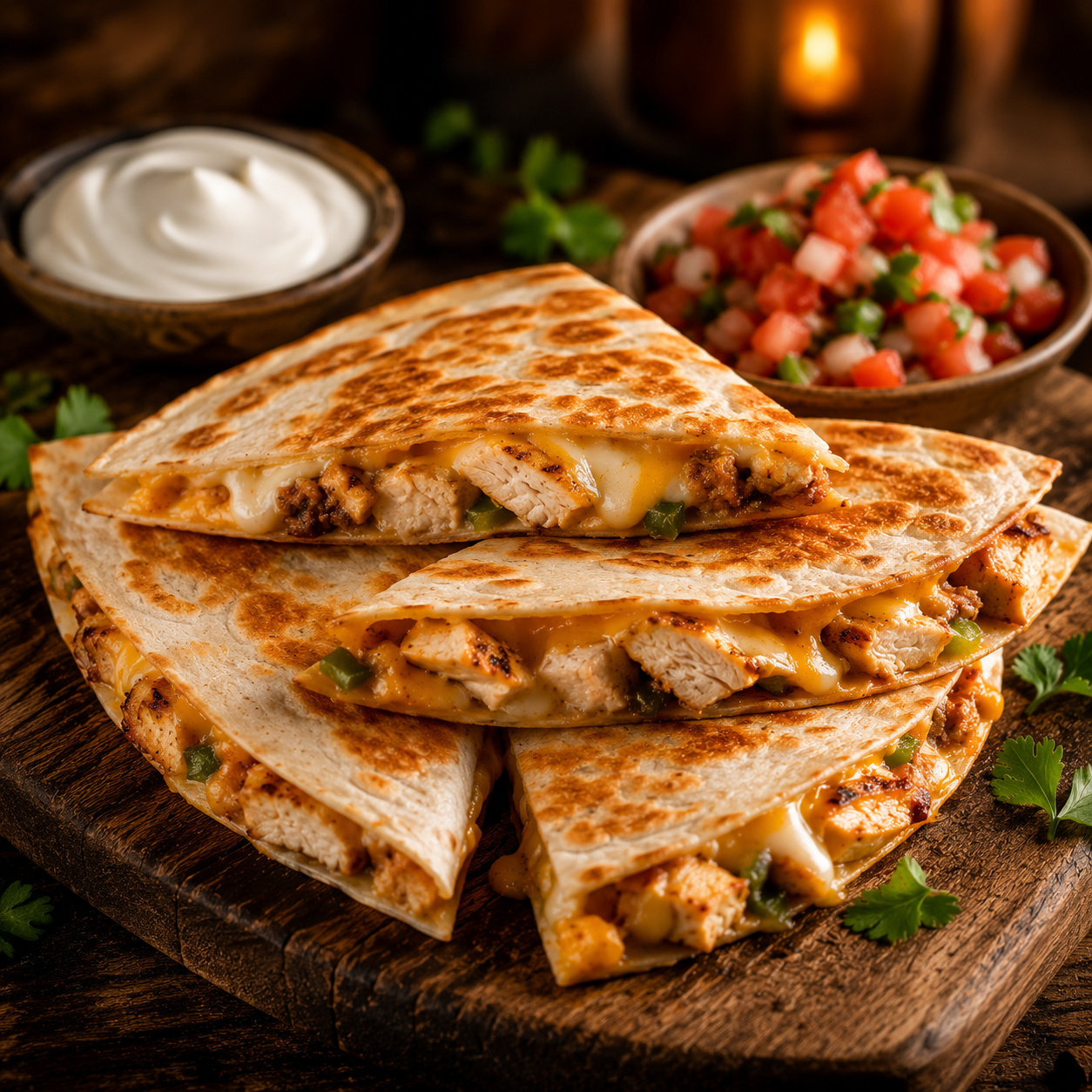 Grilled Chicken Quesadilla