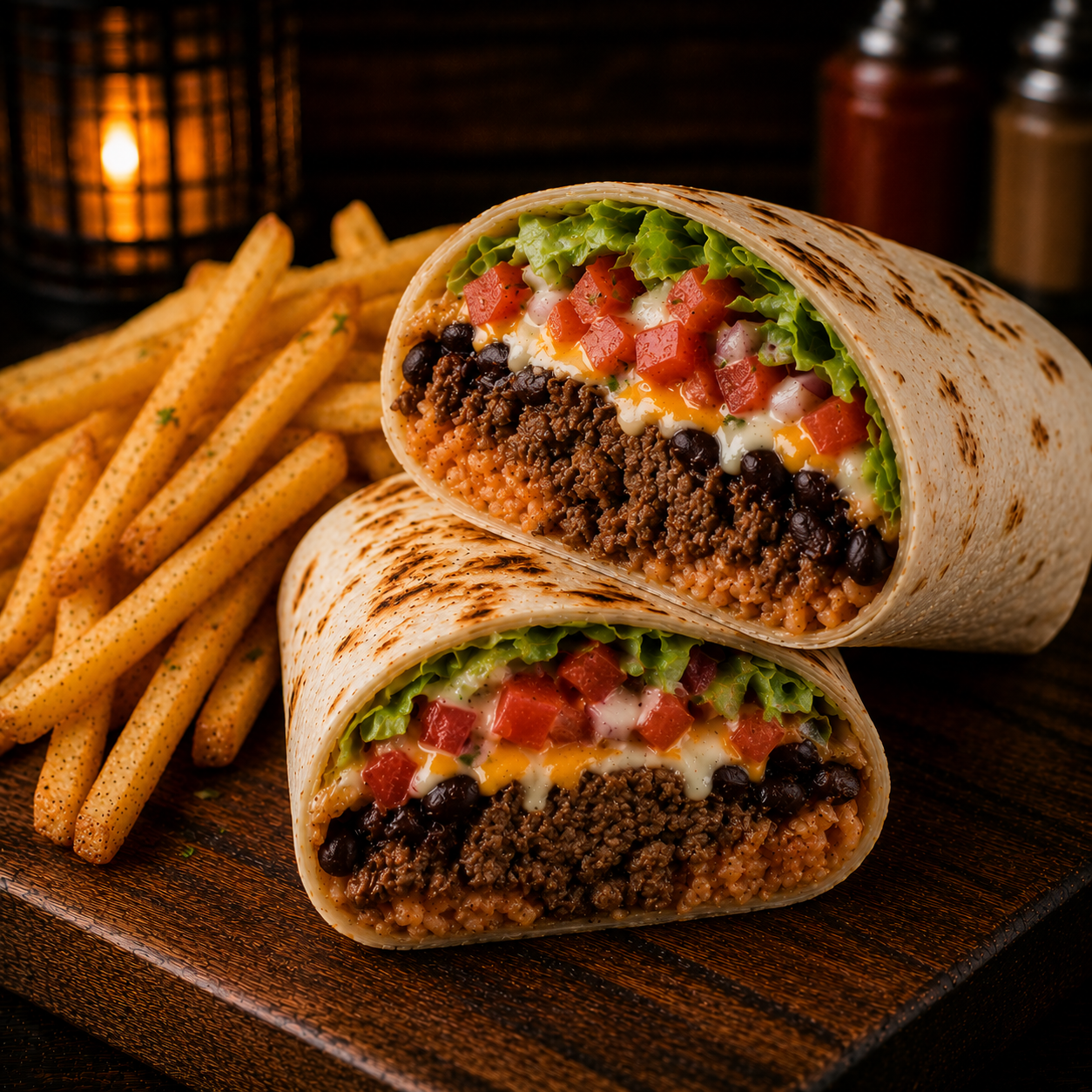 Ground Beef Burrito