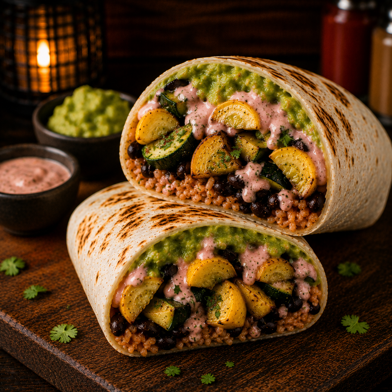 Summer Squash Burrito